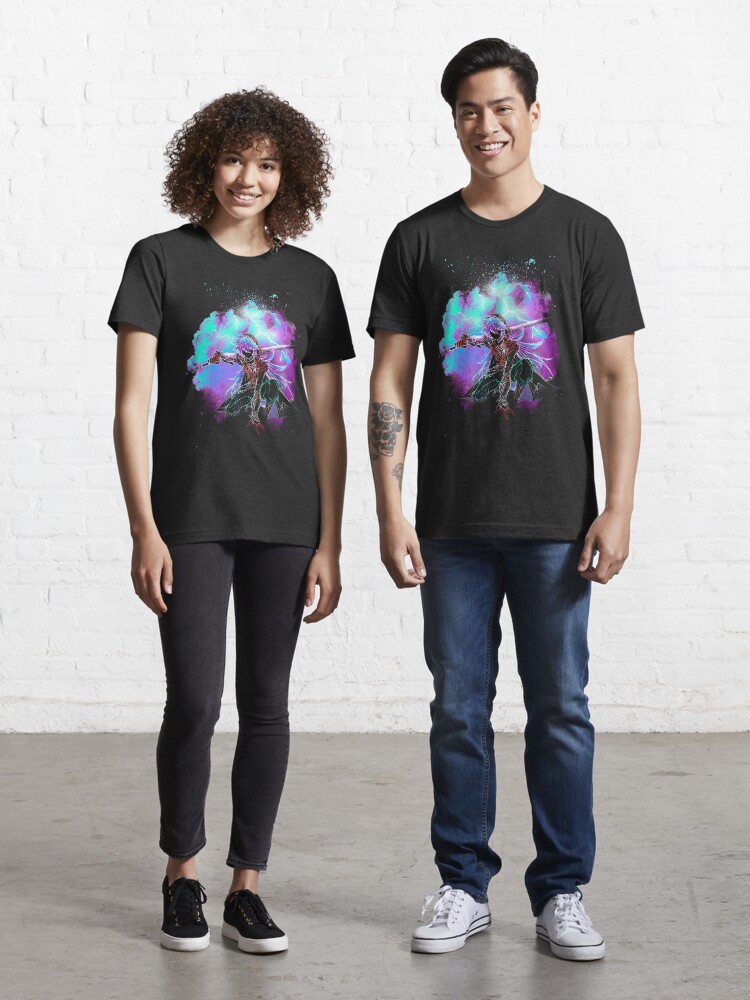 Thumbnail 1 of 7, Essential T-Shirt, Soul of the Electro Wolf designed and sold by Donnie Art.