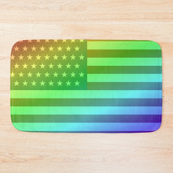 Item preview, Rainbow 51 Stars US Flag designed and sold by VexillologyShop.