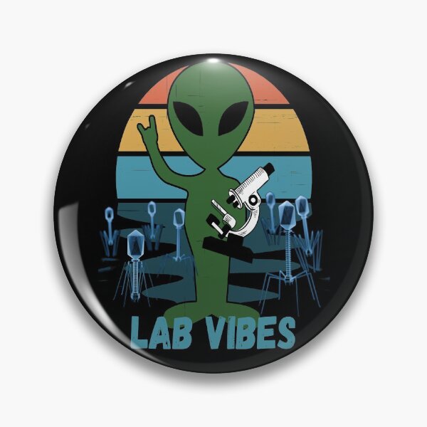 Item preview, MEDICAL LABORATORY SCIENTIST LAB VIBES ALIEN BACTERIOPHAGE designed and sold by Hippiesole.