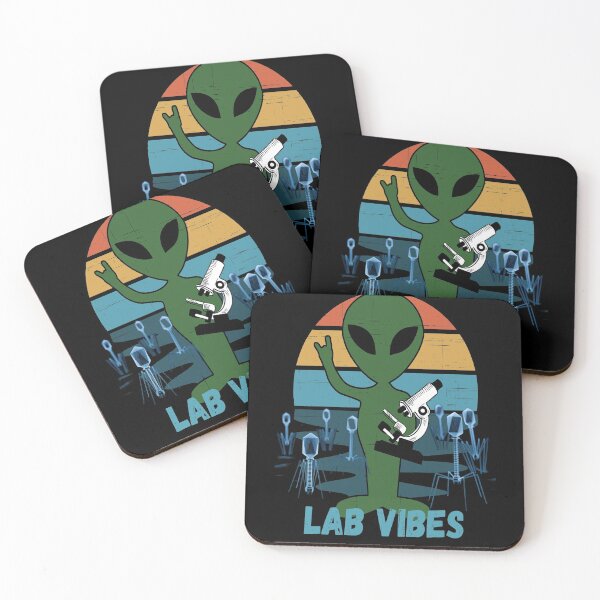 Item preview, MEDICAL LABORATORY SCIENTIST LAB VIBES ALIEN BACTERIOPHAGE designed and sold by Hippiesole.