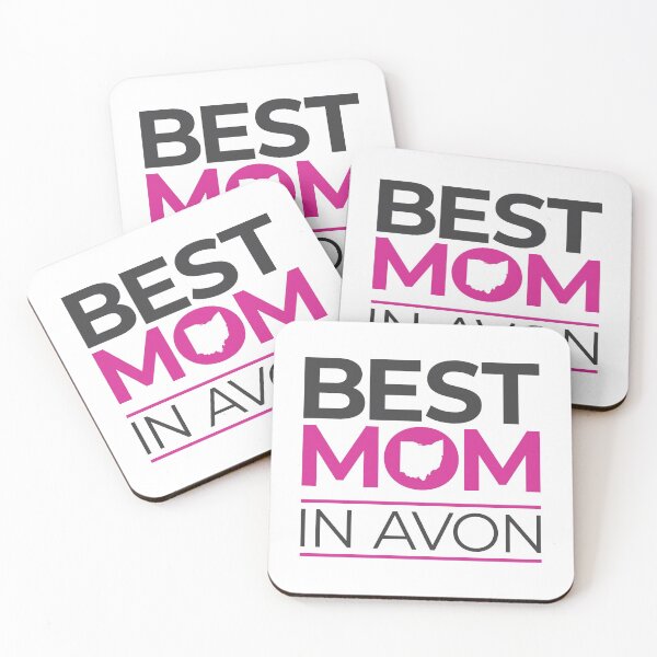 Item preview, Best Mom In Avon Ohio (pink/gray) designed and sold by OddPop.