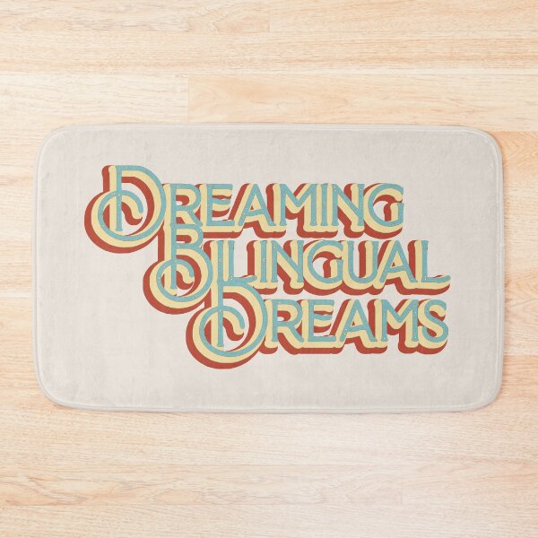 Item preview, Dreaming Bilingual Dreams | Vintage Lettering designed and sold by Sarahelena Barrios.