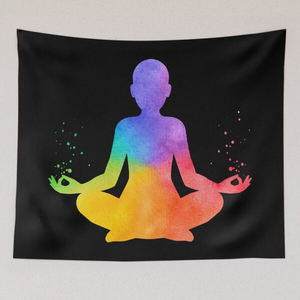Item preview, Yoga Meditating Watercolor designed and sold by SportsT-Shirts.