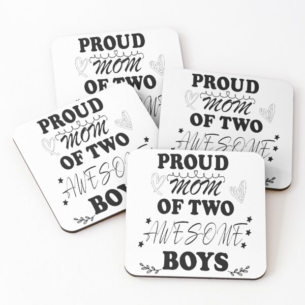 Item preview, Proud mom of two awesome boys designed and sold by YOUR SHOP.