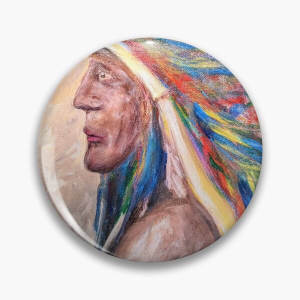 Item preview, Native American portrait designed and sold by RyAn0096.