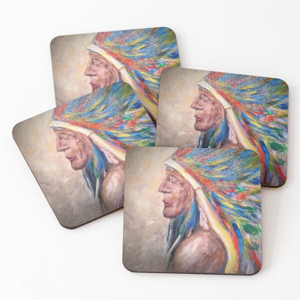 Item preview, Native American portrait designed and sold by RyAn0096.