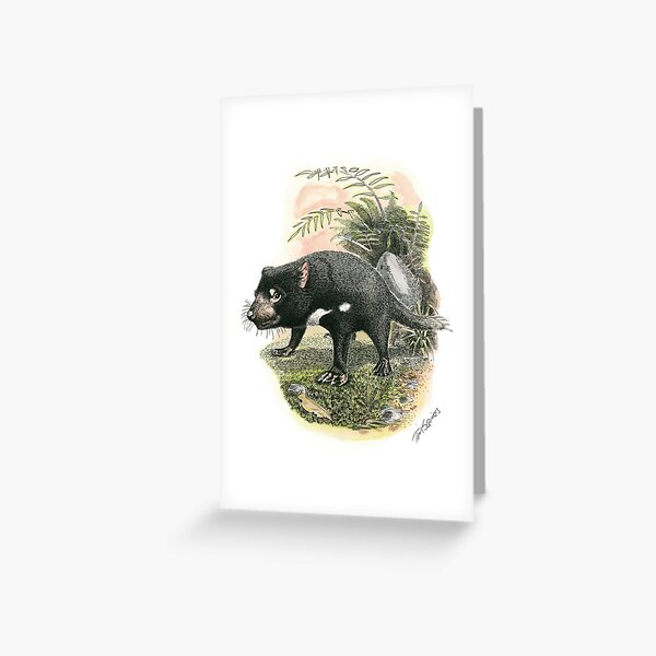 Tasmanian Devil Greeting Card
