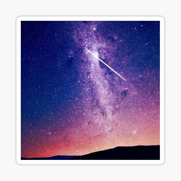 Shooting star Sticker