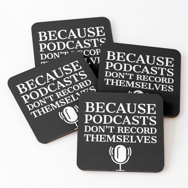 Item preview, Because Podcasts Dont Record Themselves Podcaster designed and sold by Luna1Shop.