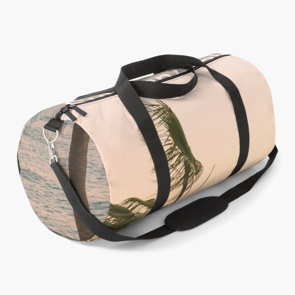 Item preview, SubhanAllah, peaceful beach with palm trees designed and sold by RealMuslamic.