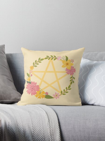 Item preview, Midsummer Floral Pentacle Design Cheeky Witch® designed and sold by cheekywitch.