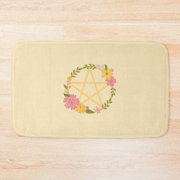 Item preview, Midsummer Floral Pentacle Design Cheeky Witch® designed and sold by cheekywitch.