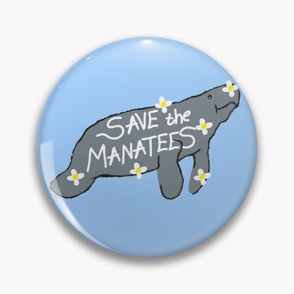 Item preview, Save the manatees designed and sold by Starstacks.