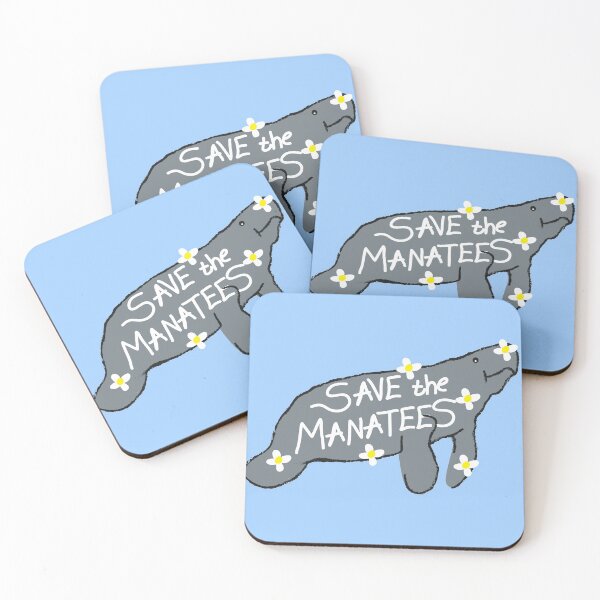 Item preview, Save the manatees designed and sold by Starstacks.