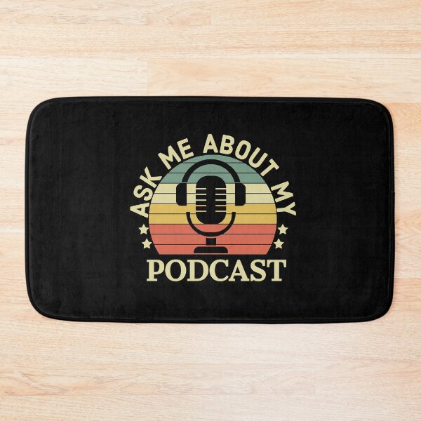 Item preview, Ask Me About My Podcast Podcaster designed and sold by Luna1Shop.