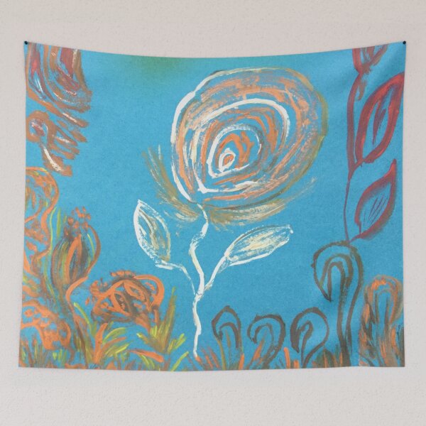 Item preview, Orange Gerbra Hand Painted Oil Painting designed and sold by UncleStuScience.