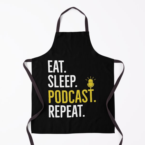 Item preview, Eat Sleep Podcast Repeat designed and sold by Luna1Shop.