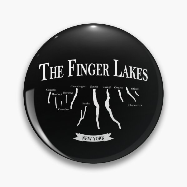 Item preview, The Finger Lakes New York Shirt with Lake Names designed and sold by Capybara Clothing.