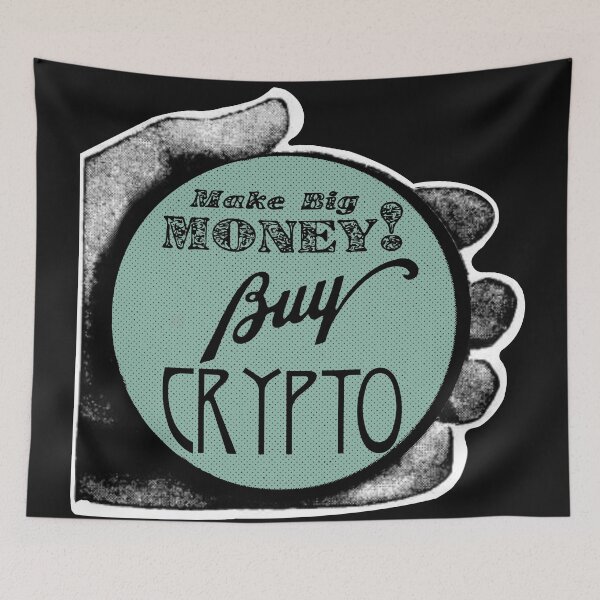 Item preview, Big Money | Buy Crypto | Vintage Acqua designed and sold by spinolator.