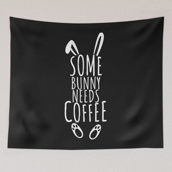 Item preview, Some Bunny Needs Coffee Funny rabbit lover Easter  designed and sold by Mo-Am.