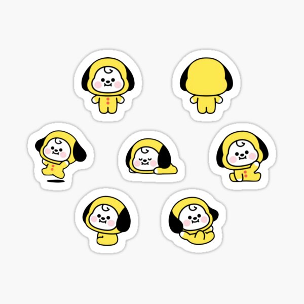 BT21 Baby CHIMMY Set Pegatina