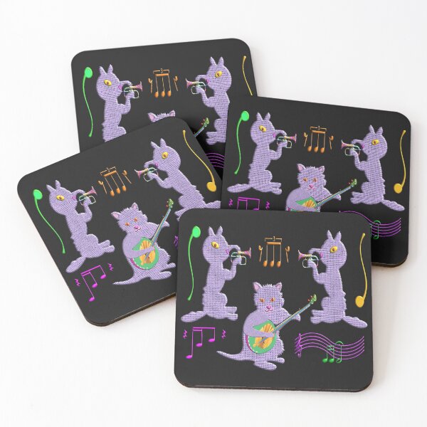 Item preview, Life is more easy with cats and music - My Cat Is My Therapist - Great Gift For Cats and Music Lover designed and sold by Ralek.