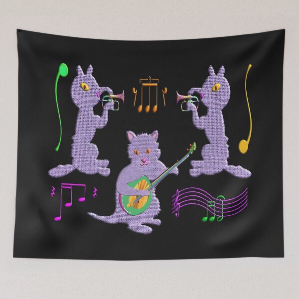 Item preview, Life is more easy with cats and music - My Cat Is My Therapist - Great Gift For Cats and Music Lover designed and sold by Ralek.