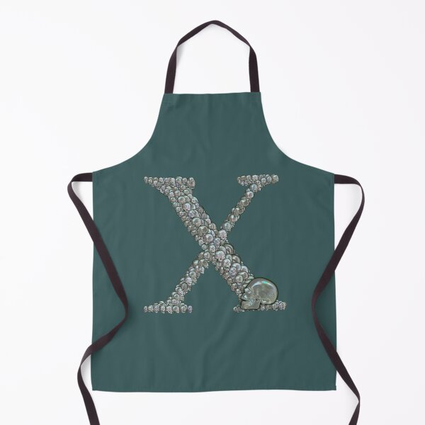 Item preview, Skull Alphabet X designed and sold by dinaaaaaah.