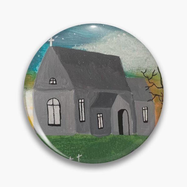 Item preview, Church graveyard  designed and sold by oddandcurios.