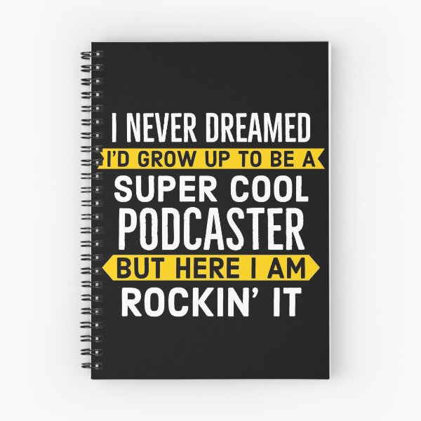 Item preview, Super Cool Podcaster Gift designed and sold by Luna1Shop.