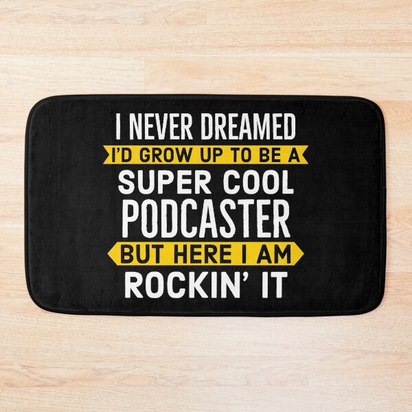 Item preview, Super Cool Podcaster Gift designed and sold by Luna1Shop.