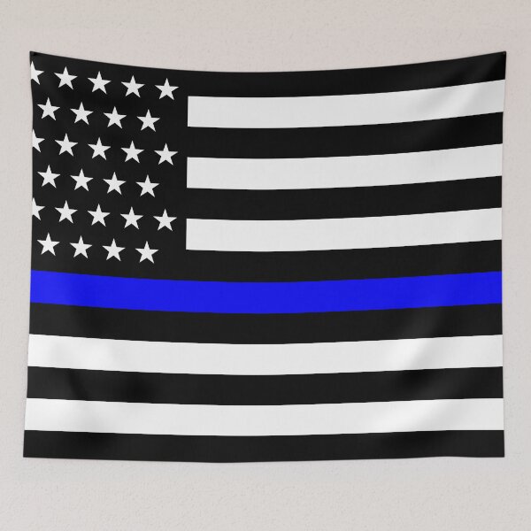 Item preview, 51 Stars US Flag | Thin Blue Line Version designed and sold by VexillologyShop.