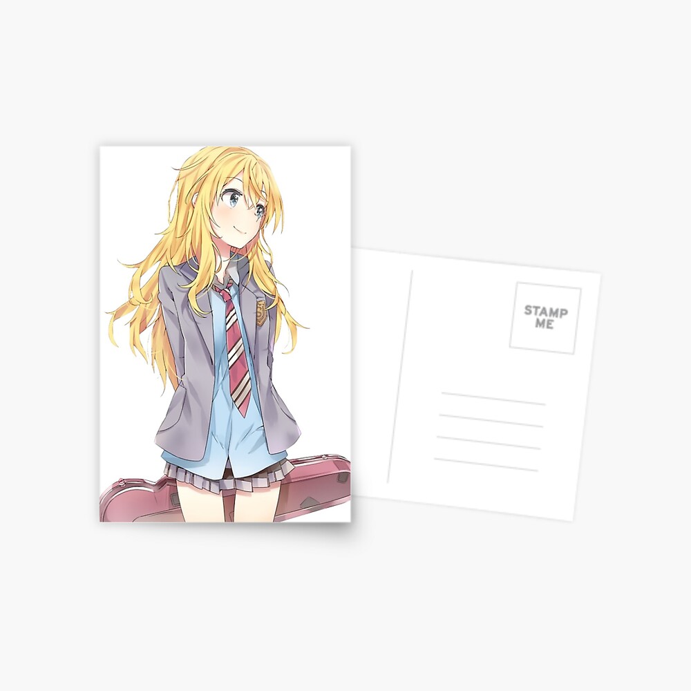 Shigatsu Wa Kimi No Uso - Kaori Greeting Card for Sale by foxxykitten