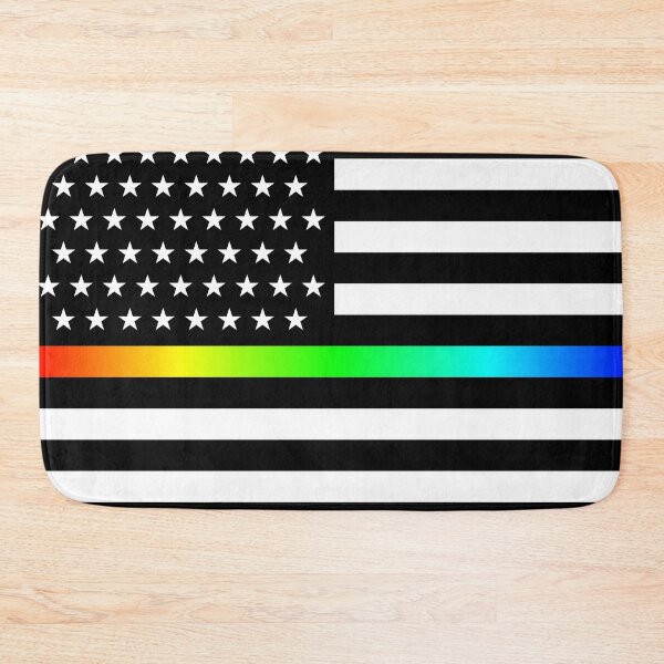 Item preview, 51 Stars Flag of the USA | Thin Rainbow Line designed and sold by VexillologyShop.