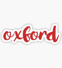Oxford Sticker