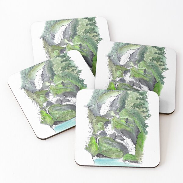Item preview, Mackay Falls - Milford Track designed and sold by Tom Napper Design.