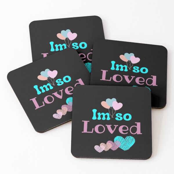 Item preview, Im so loved -pink blue designed and sold by Luna-shop16.