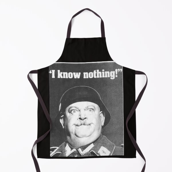 Item preview, SGT SCHULTZ NOWS NOTHING designed and sold by Hardcore-Heroes.