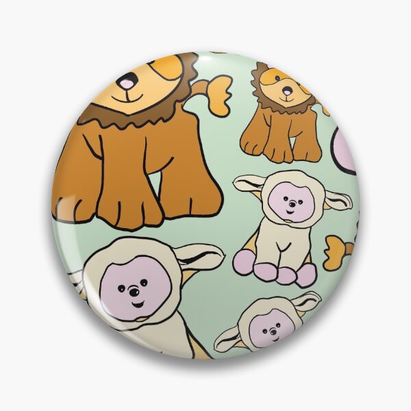Item preview, Lion and lamb baby print designed and sold by luluillustra1.