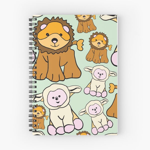 Item preview, Lion and lamb baby print designed and sold by luluillustra1.
