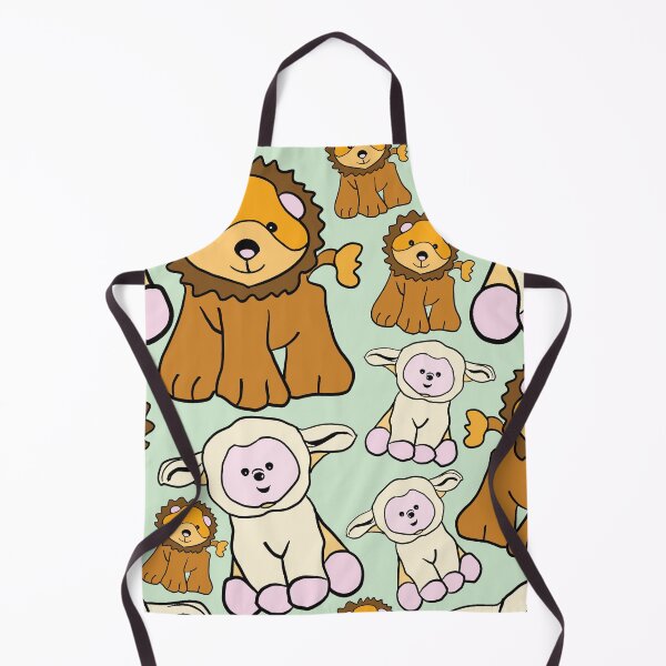 Item preview, Lion and lamb baby print designed and sold by luluillustra1.