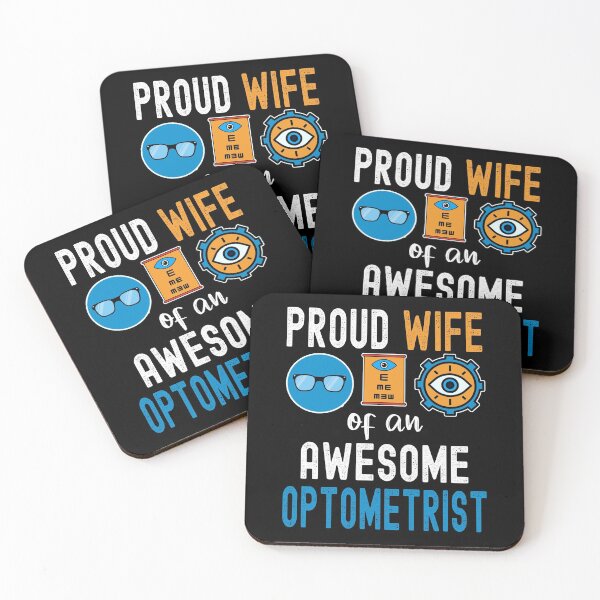 Item preview, Proud Wife of an Awesome Optometrist designed and sold by CraftsforKai.
