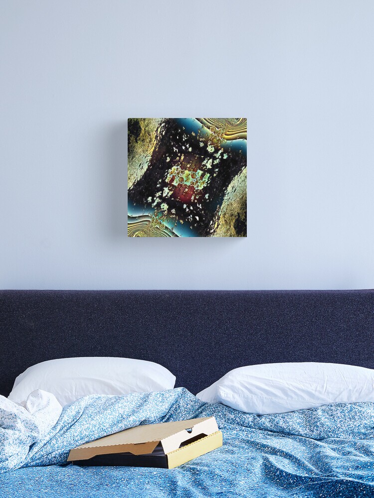 Thumbnail 1 of 3, Canvas Print, Shredded Space designed and sold by Nicole Muzzin.