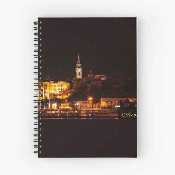 Item preview, Serbia - Belgrade downtown at night designed and sold by CFatouchArts.