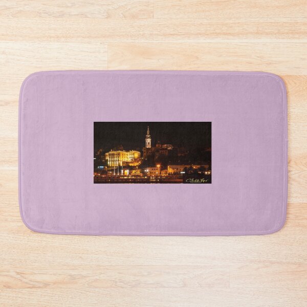 Item preview, Serbia - Belgrade downtown at night designed and sold by CFatouchArts.