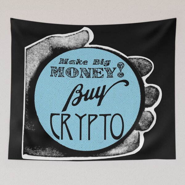 Item preview, Big Money | Buy Crypto | Blue designed and sold by spinolator.