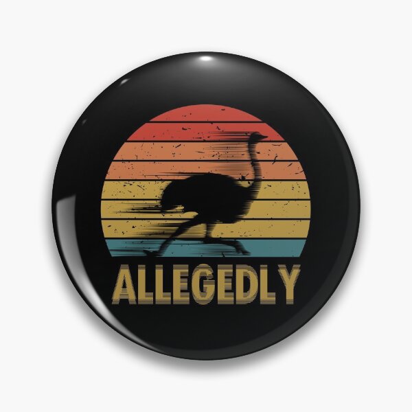 Item preview, Retro Vintage Allegedly Ostrich Letterkenny Inspired Funny Flightly Bird Gift designed and sold by Shop signer.