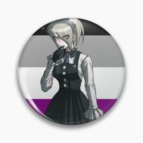 Item preview, Kirumi Tojo asexual Pin designed and sold by Cosplayshin.