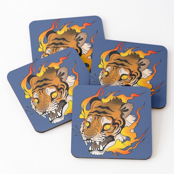 Item preview, Burn it up, Tiger! designed and sold by Hannah Hibbert.