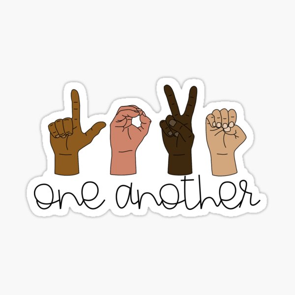 Item preview, Love One Another Sign Language designed and sold by emfseal.